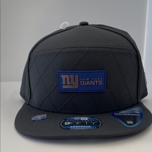 NWT New Era New York Giants Quilted 9FIFTY Snapback Hat – Charcoal